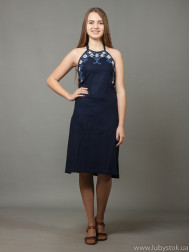 Вишита сукня хрестиком ЖПВ 18-7