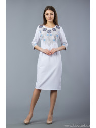 Вишита сукня хрестиком ЖПВ 52-1
