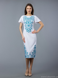 Вишита сукня хрестиком ЖПВ 56-1